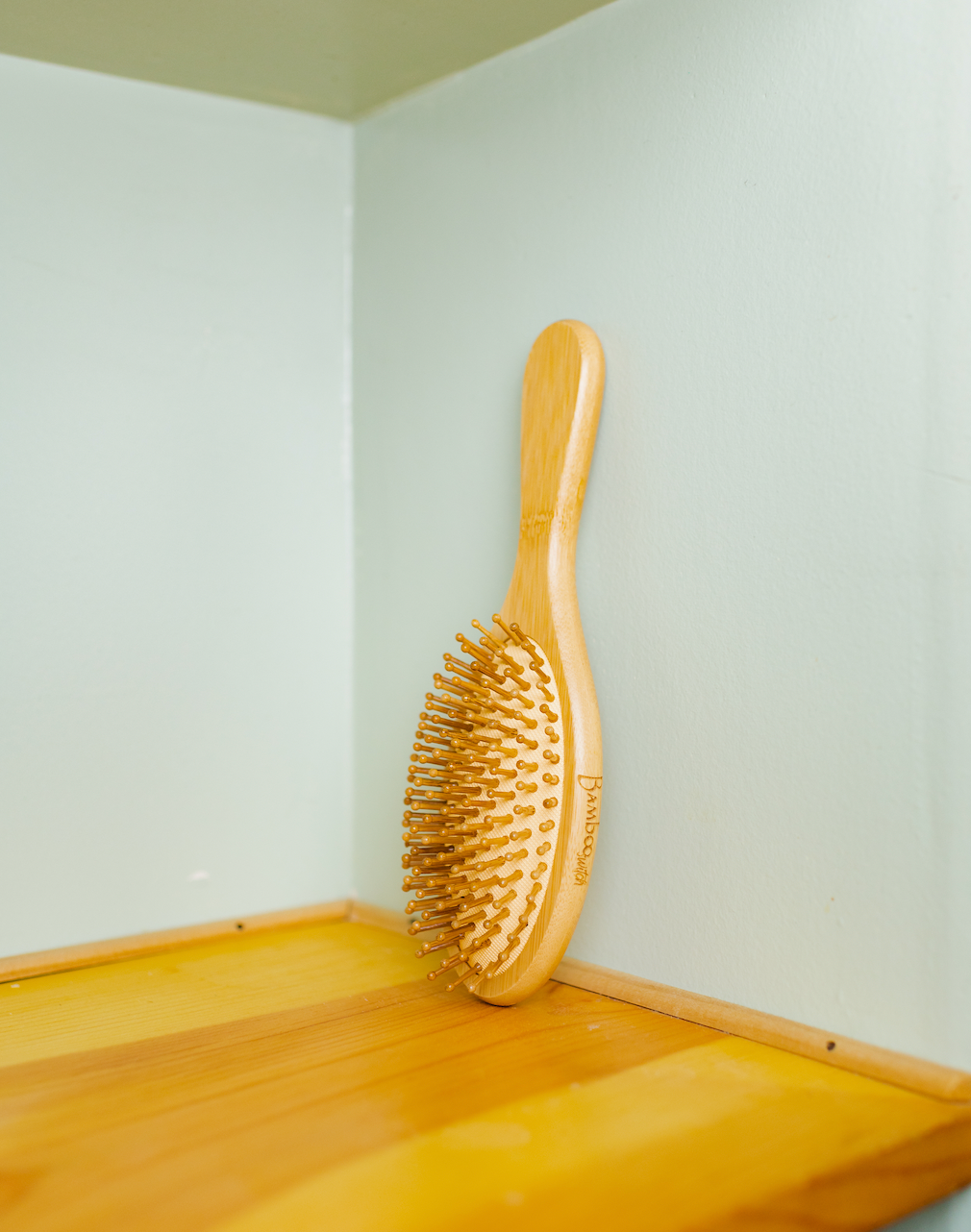 Bamboo Paddle Hairbrush - Round  | Holiday Bestseller