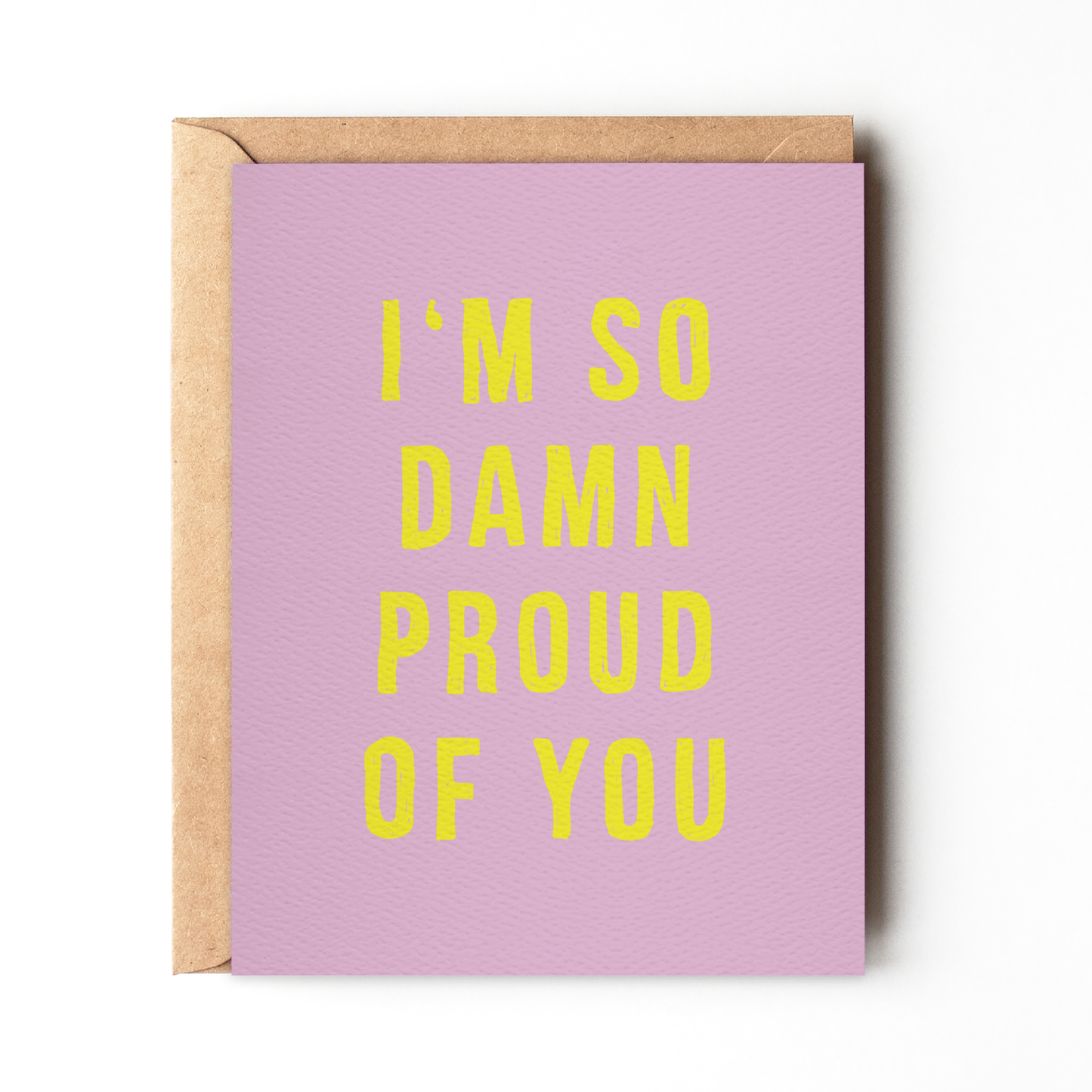 I'm so Proud of You - Fun Congratulations card