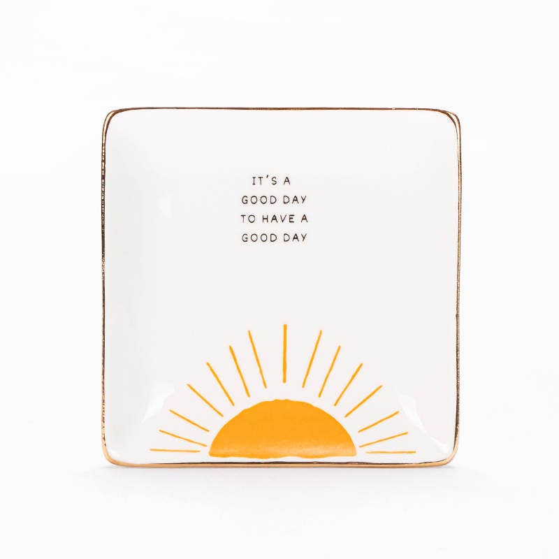 PREORDER - It's A Good Day - Square Trinket Tray