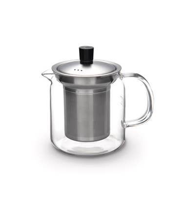 16oz Glass Teapot With Stainless Steel Infuser