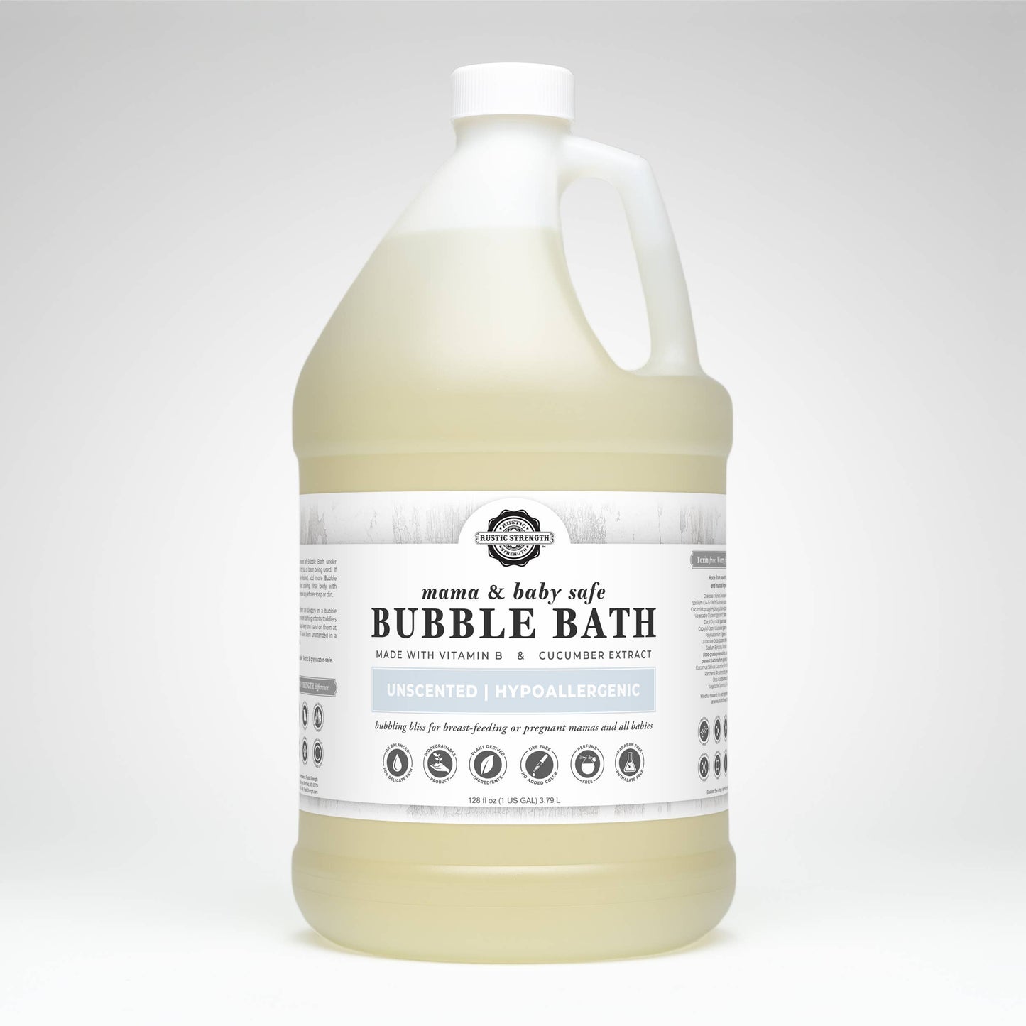 Sulfate-Free Bubble Bath for Sensitive Skin | Light Scent: Eucalyptus Mint / Bulk Refill