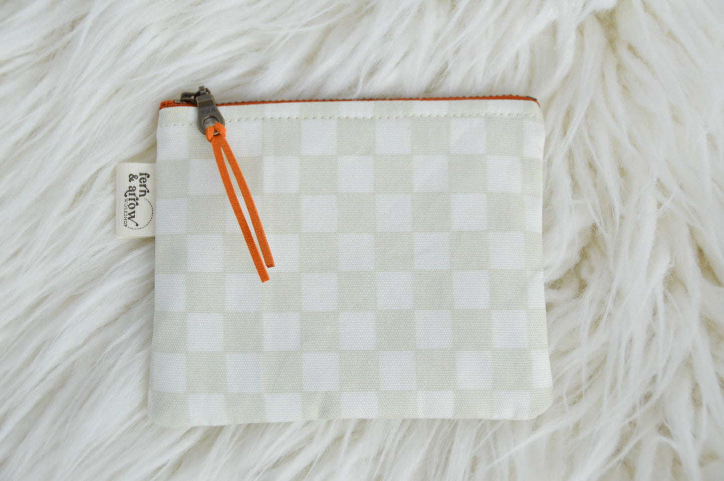 Vans Checkered Zipper Pouch: Small