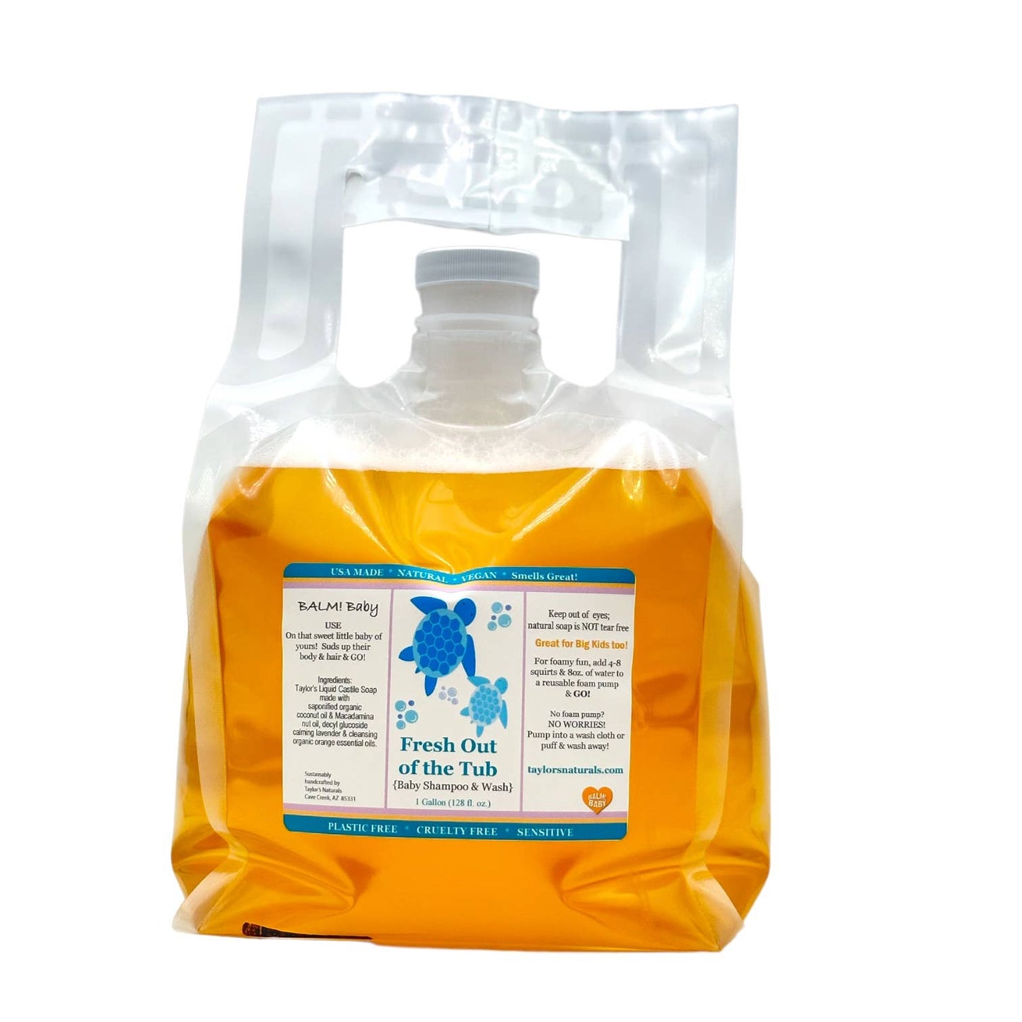 BALM! Baby - FRESH out of the TUB - Baby Wash & Shampoo: 9 oz - Aluminum with pump