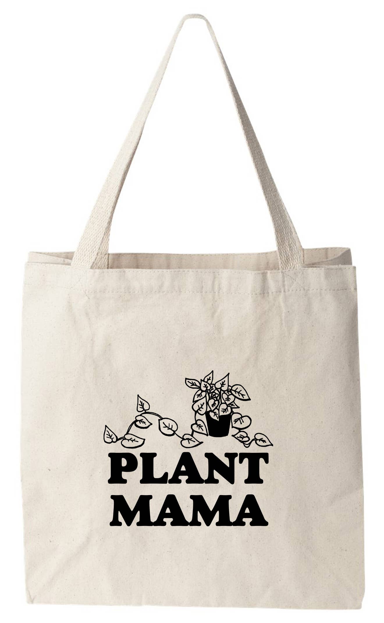 Plant Mama - Canvas Tote Bags - Plant Lover, Mom