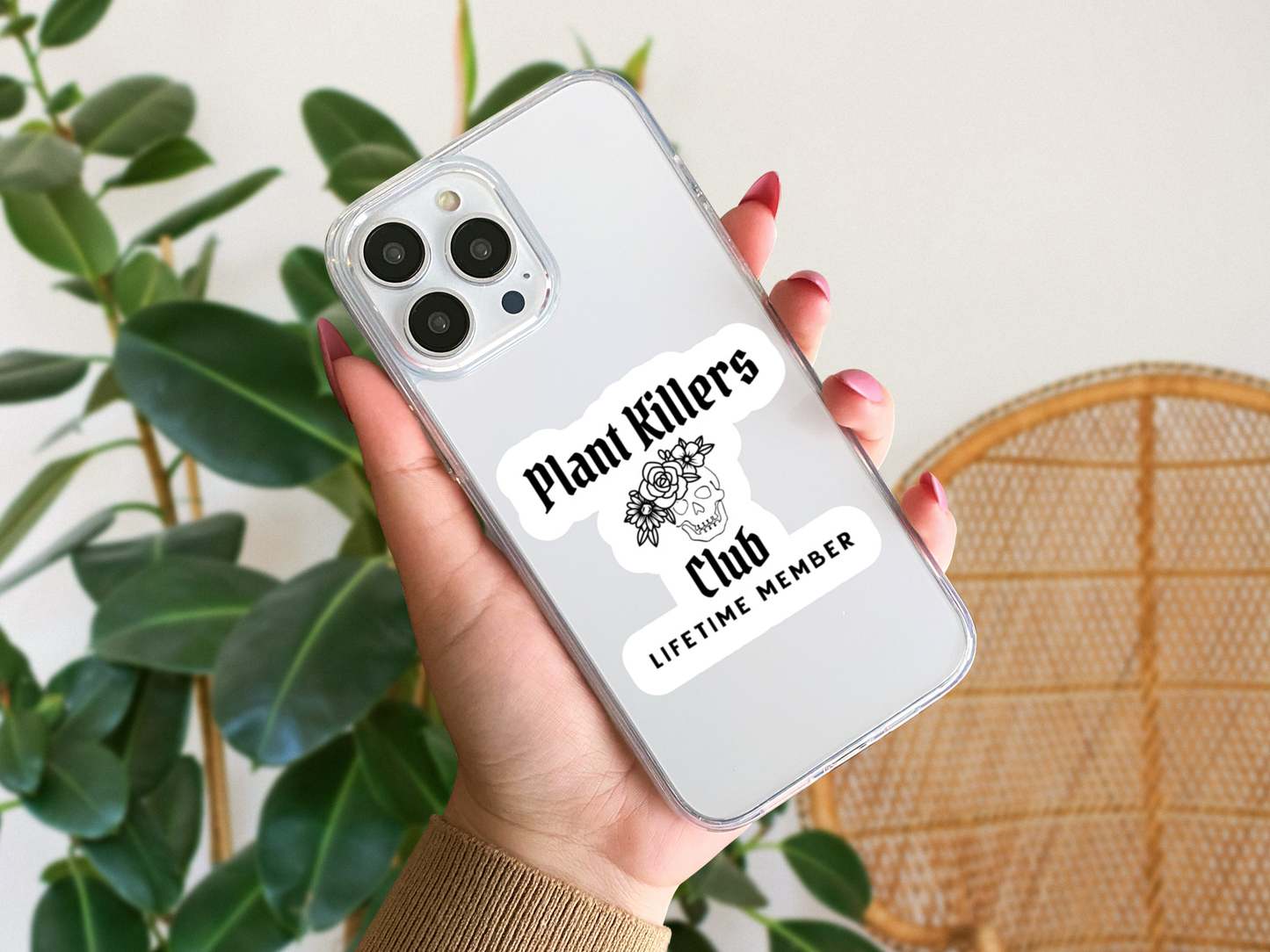 Plant Killers Club Sticker, Plant Shop Gift, Plant Store