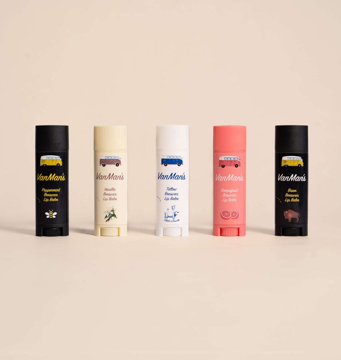 VanMan's Beeswax Lip Balm (Copy): Aluminum Tin / Peppermint