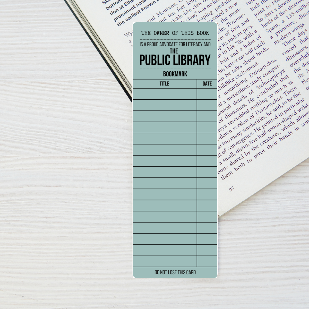 Public Library Bookmarks