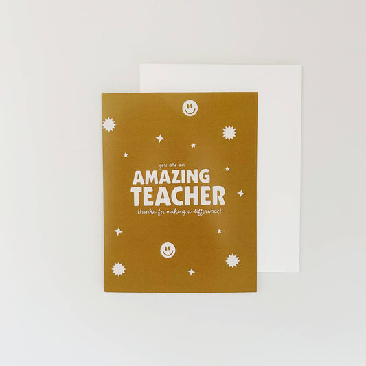 you are an amazing teacher