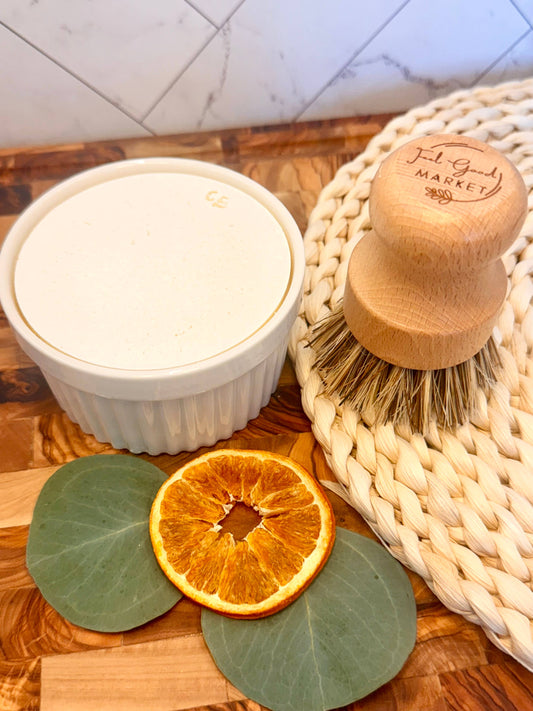 Small Solid Dish Soap in Bowl: Citrus Bliss