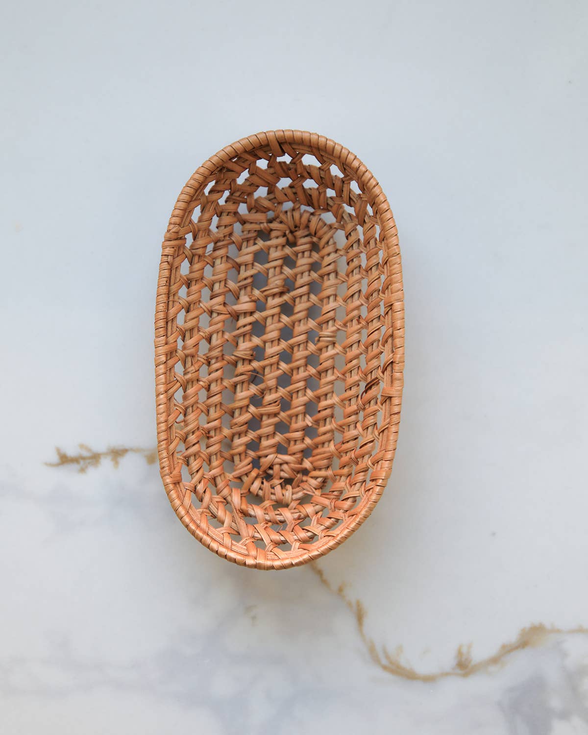 Oval Rattan Basket: Small