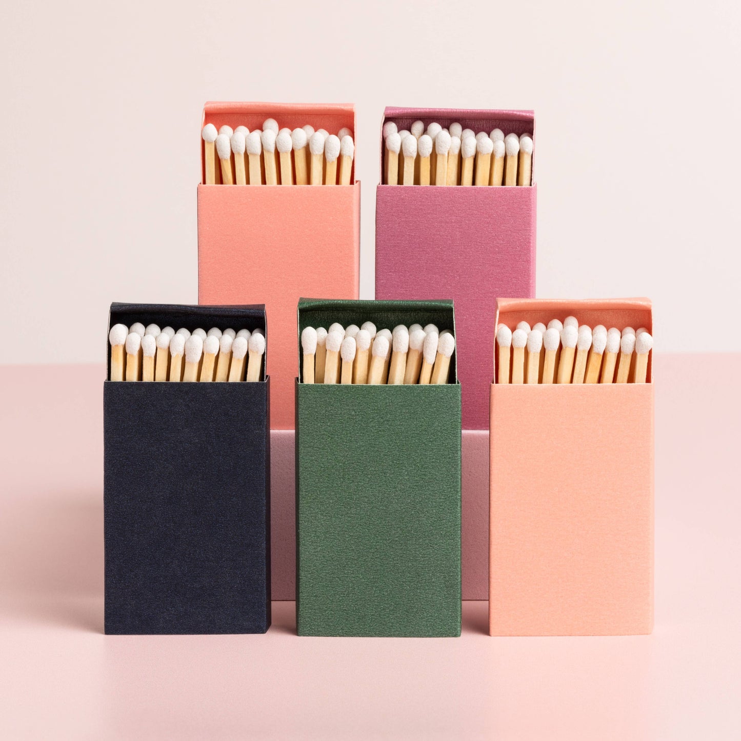 Iridescent Color Matchbox with White Matchsticks: Iridescent Aqua