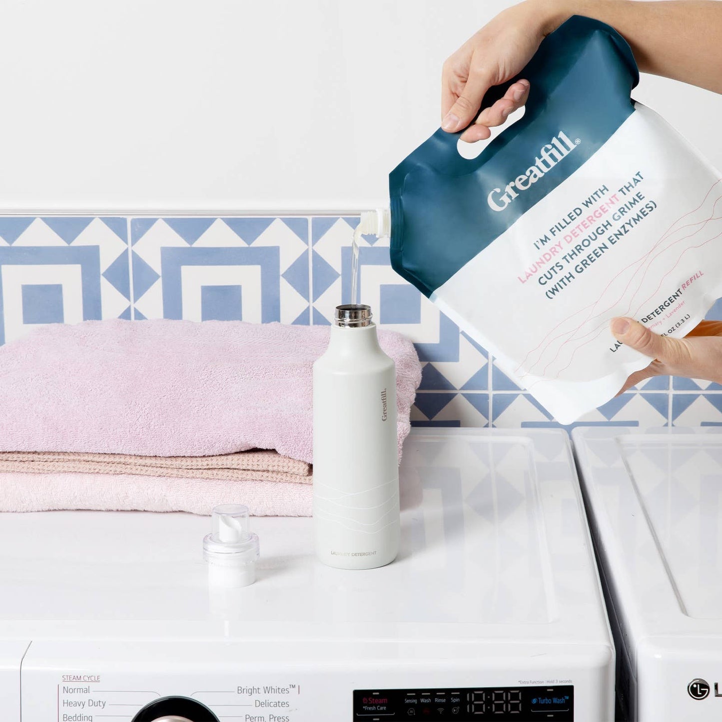 Laundry Detergent bulk Refill (Large): Rosemary + Lavender