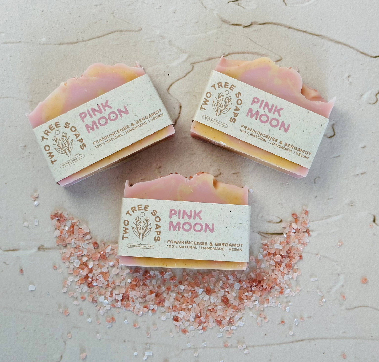 Pink Moon- Natural Handmade Bar Soap