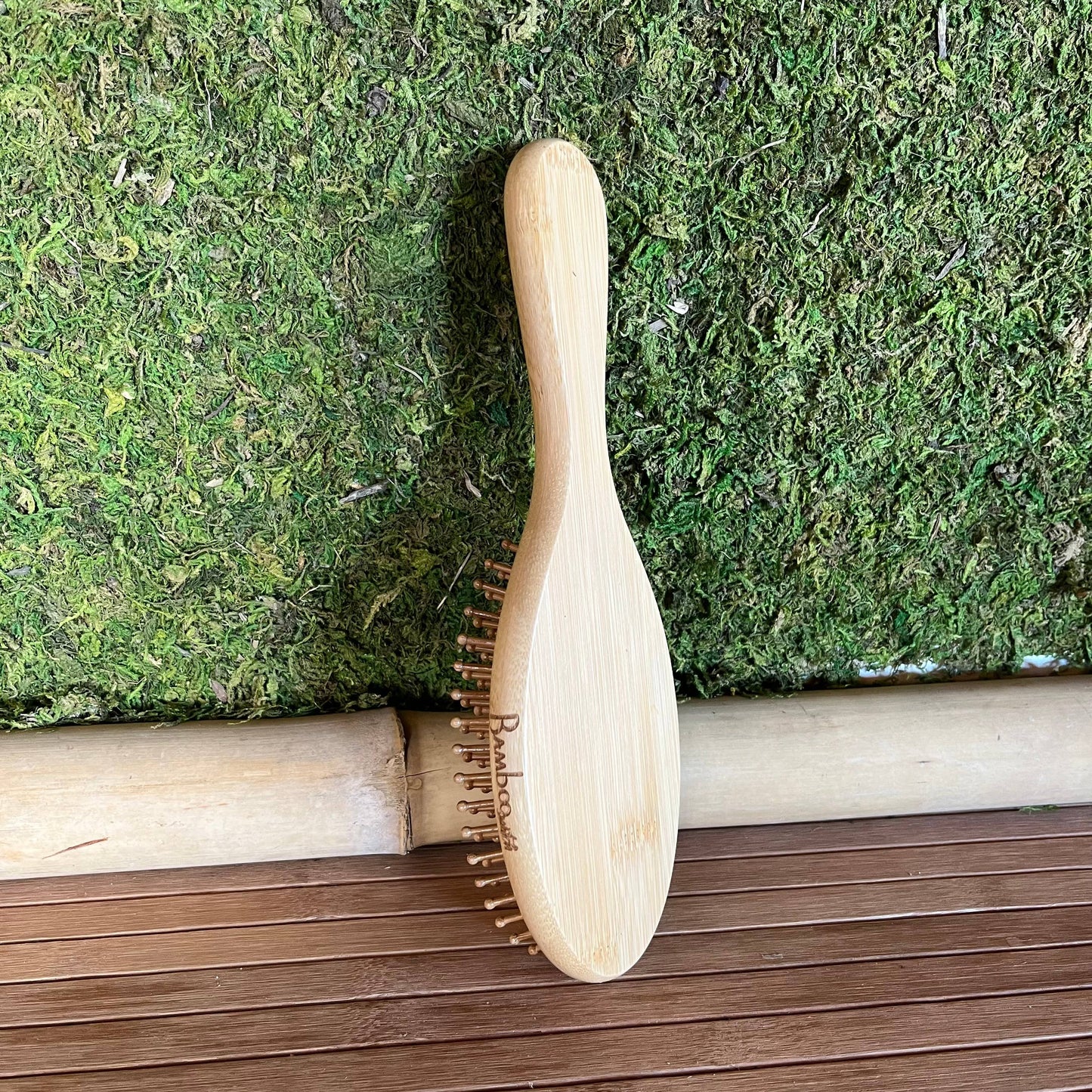 Bamboo Paddle Hairbrush - Round  | Holiday Bestseller