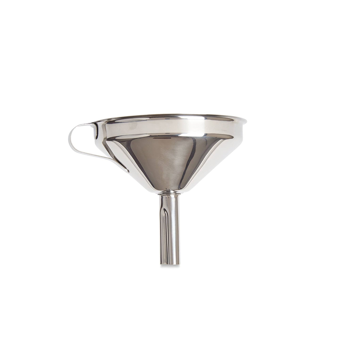 Fox Run Stainless Steel Funnel with Removable Strainer, 5"