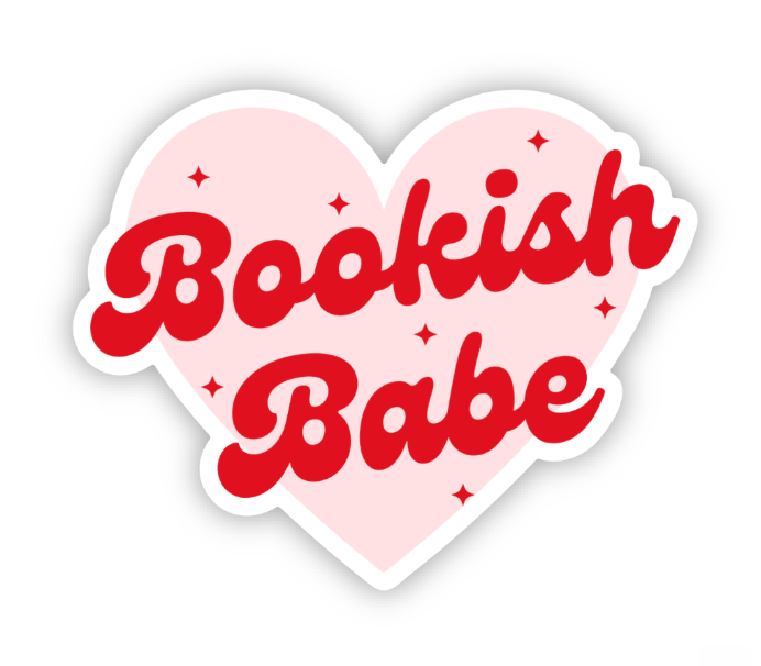 Stylish Bookish Babe Sticker – Ideal for Bookworms