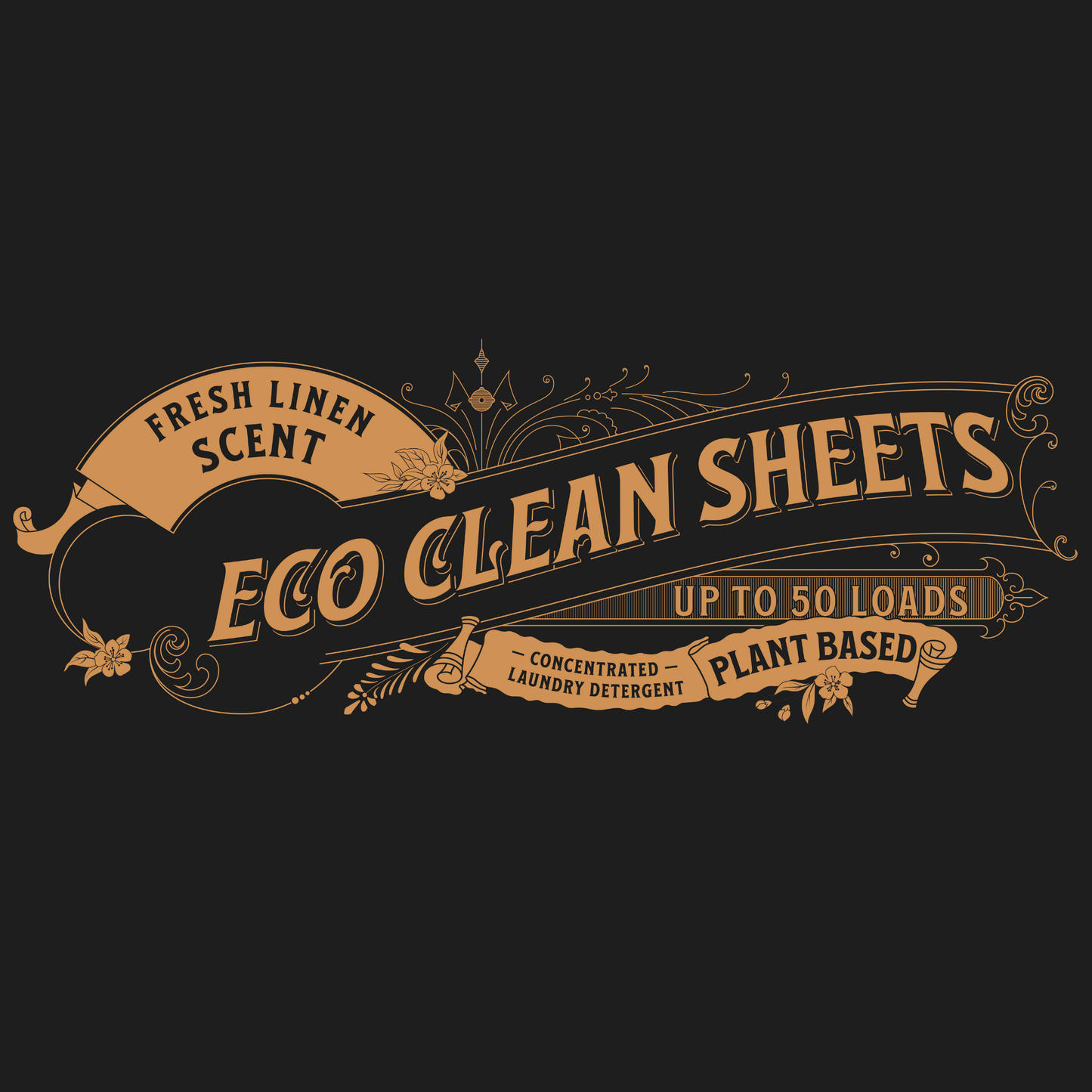 Eco Clean Sheets - Concentrated Laundry Detergent -100 Loads: Unscented