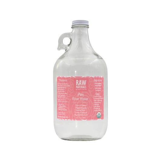 RAW Materials - 100% Pure ORGANIC Rose Water -Bulk refill