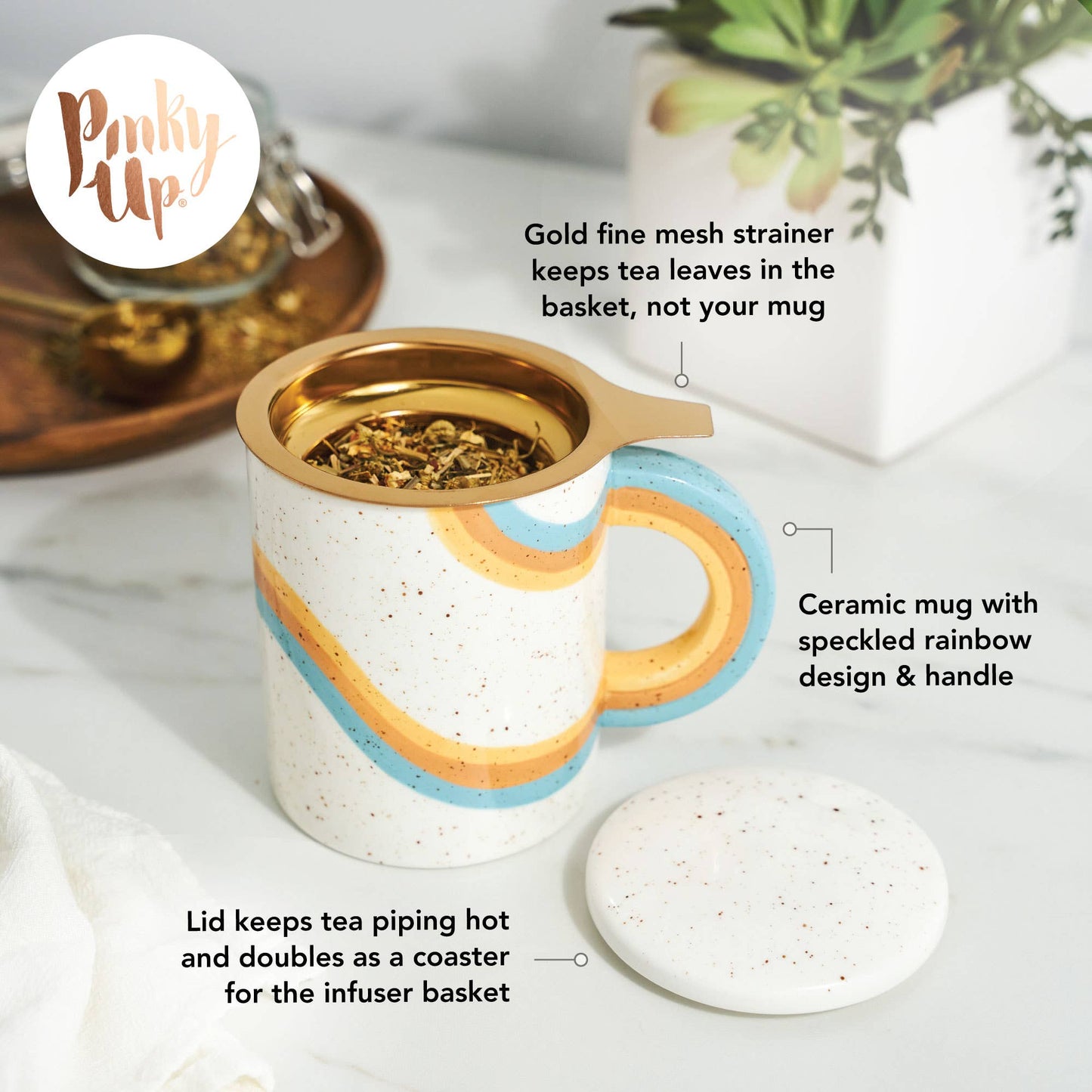 Everlee Mug with Infuser & Lid