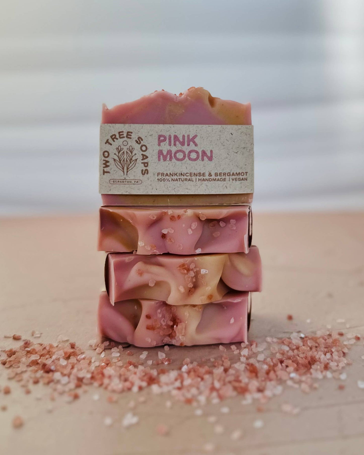 Pink Moon- Natural Handmade Bar Soap