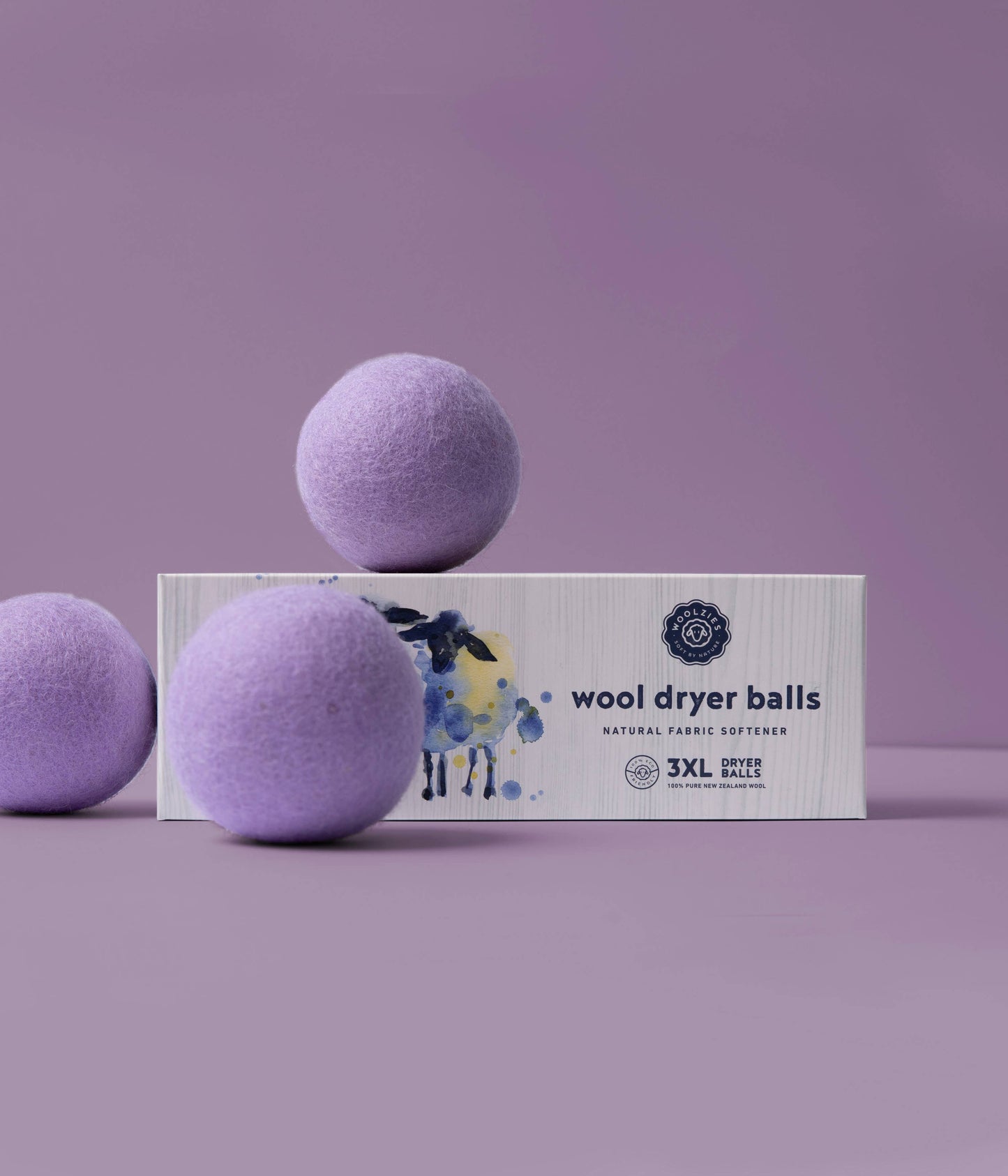 Wool Dryer Balls - Set of 3: Gray