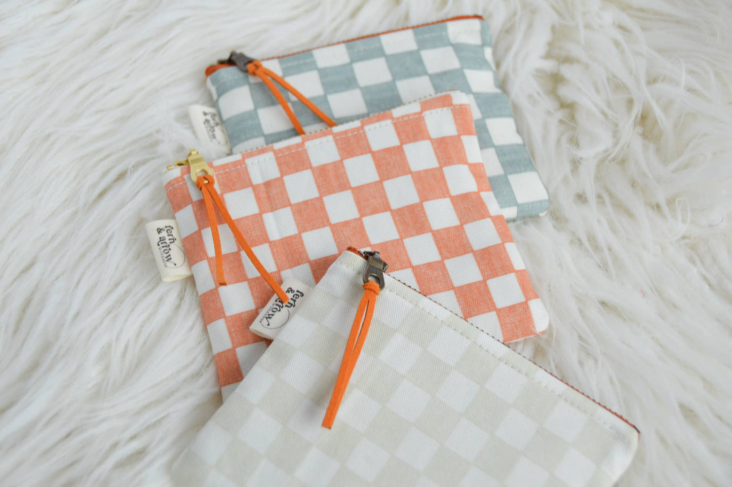 Vans Checkered Zipper Pouch: Small