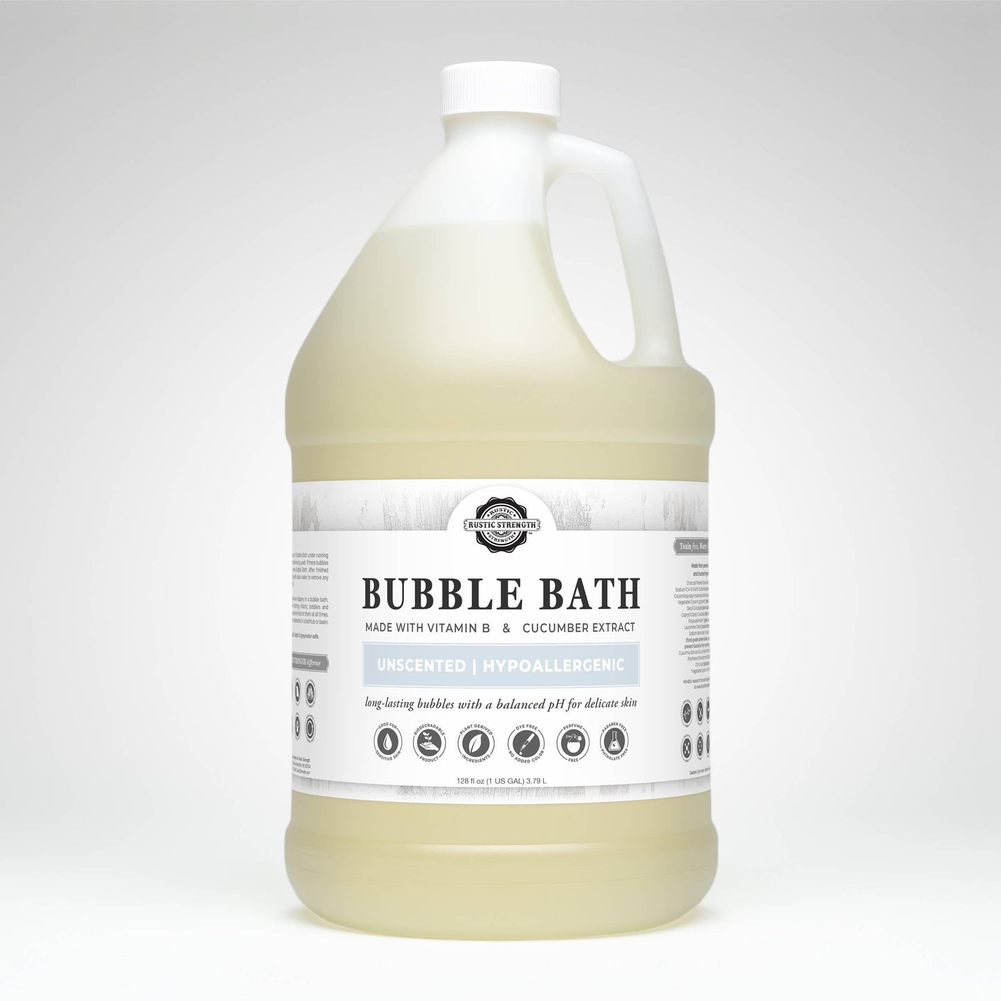 Sulfate-Free Bubble Bath for Sensitive Skin | Light Scent: Eucalyptus Mint / Bulk Refill
