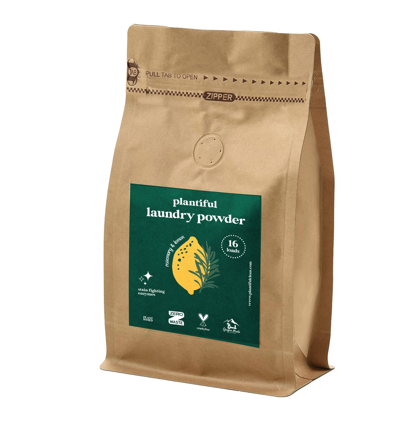 Laundry Powder: Lemongrass & Sage / 32 oz Bag