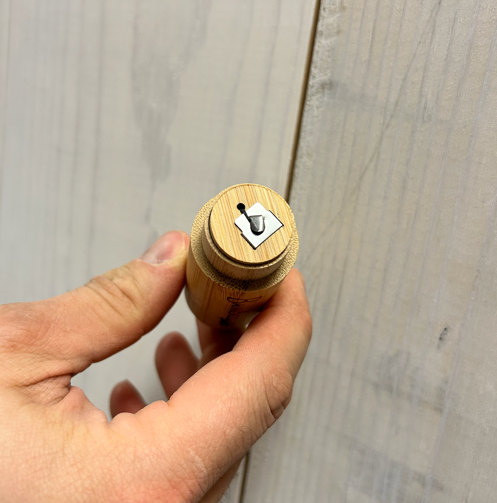 Bamboo Charcoal Floss + Bamboo Refill Dispenser