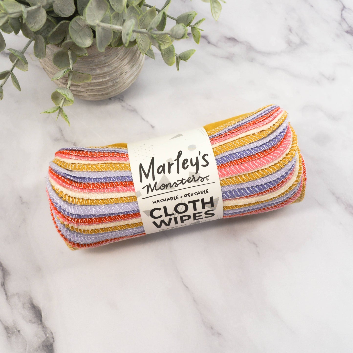 Cloth Wipes: Specialty Color Mixes - 12 pack / Desert Rose