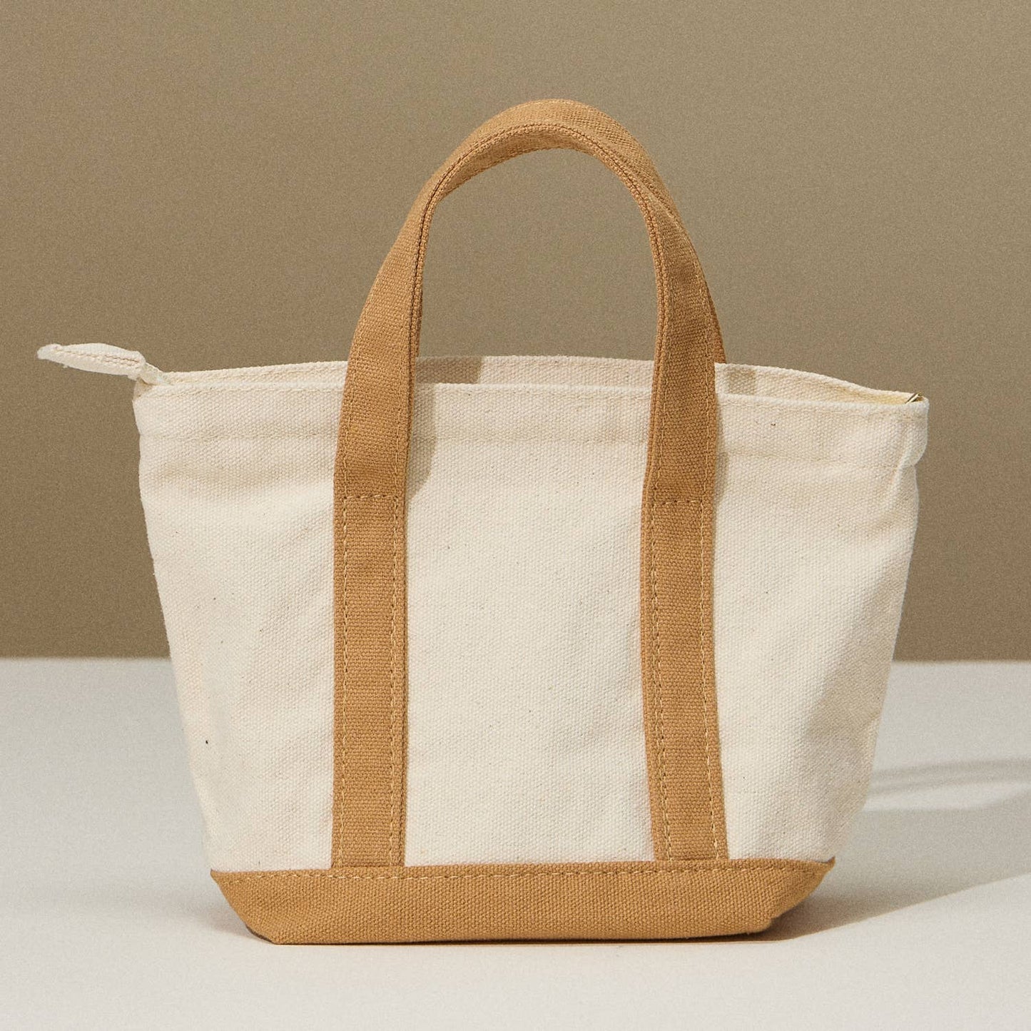 EcoCharm Cotton Everywhere-Carry Canvas Bag – Mini Size: Mustard / One size / 5DG78050