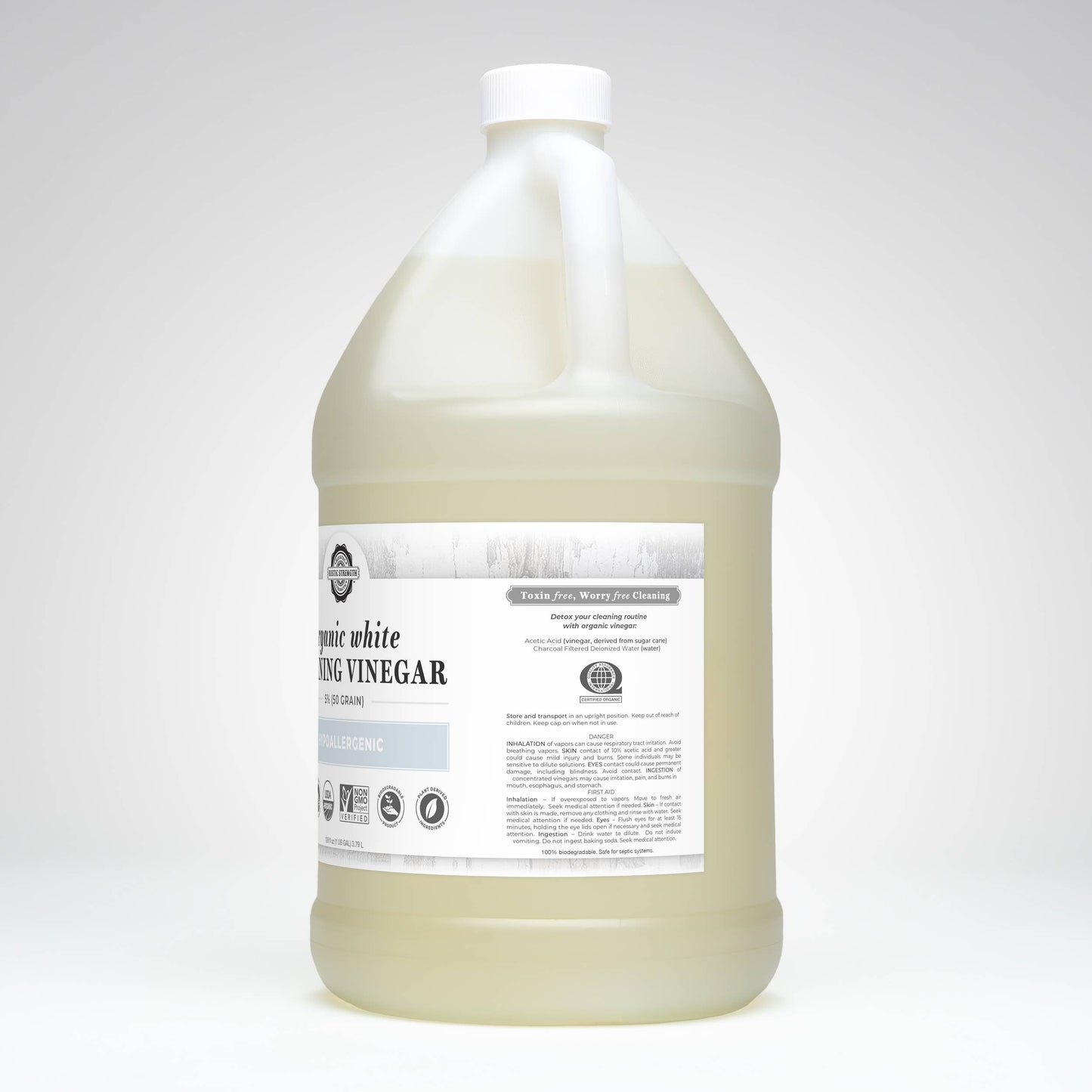 Bulk Refill Organic White Vinegar - 50 grain: