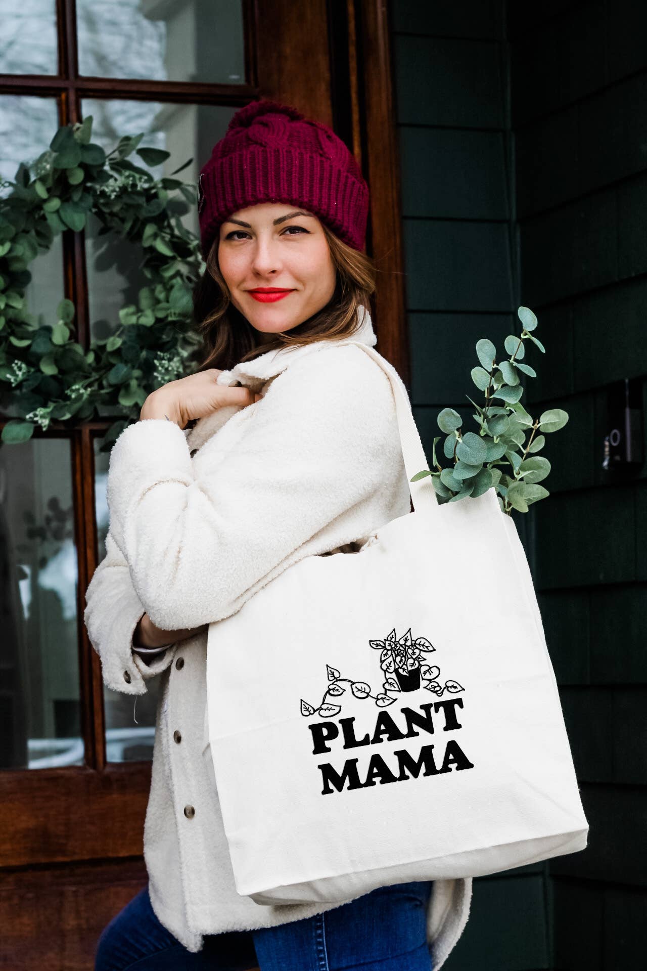 Plant Mama - Canvas Tote Bags - Plant Lover, Mom