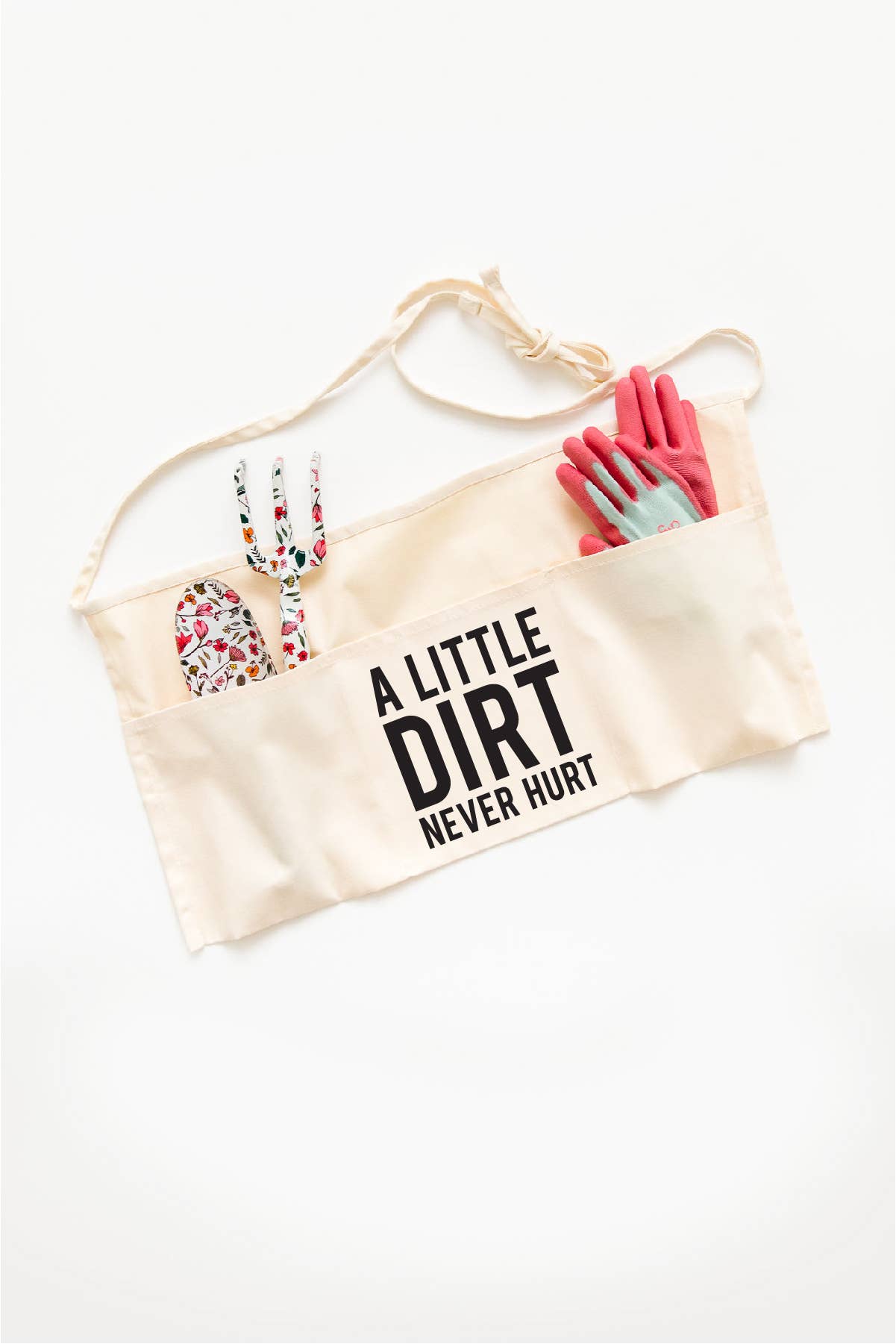 Dirt Never Hurt Garden Waist Apron | Spring 2024 | Gardener Gift: Forest Green