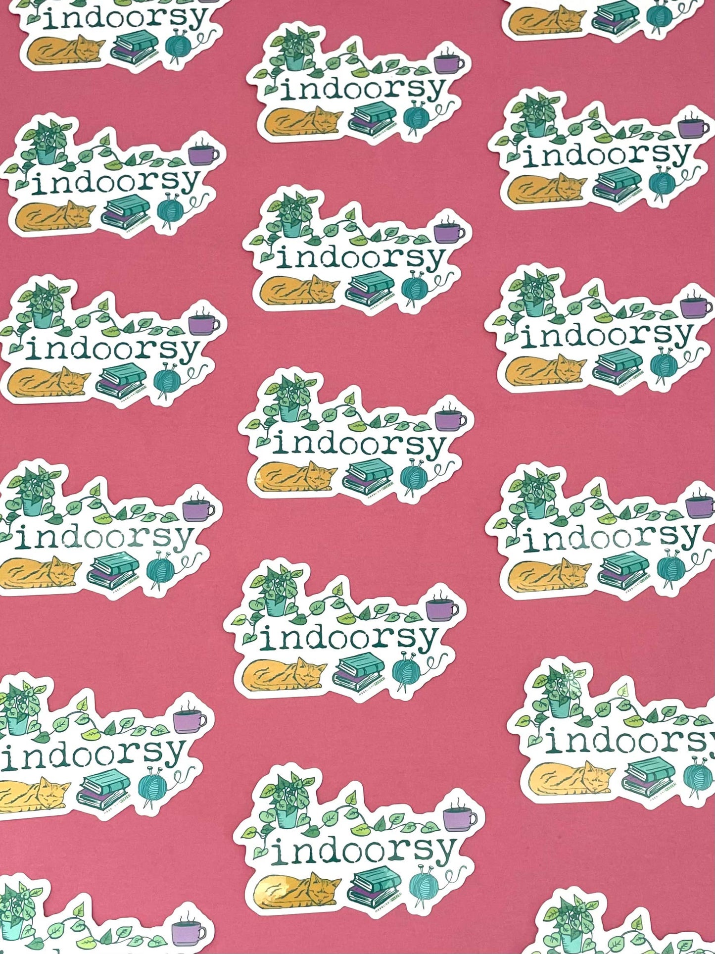Indoorsy - Die Cut Stickers