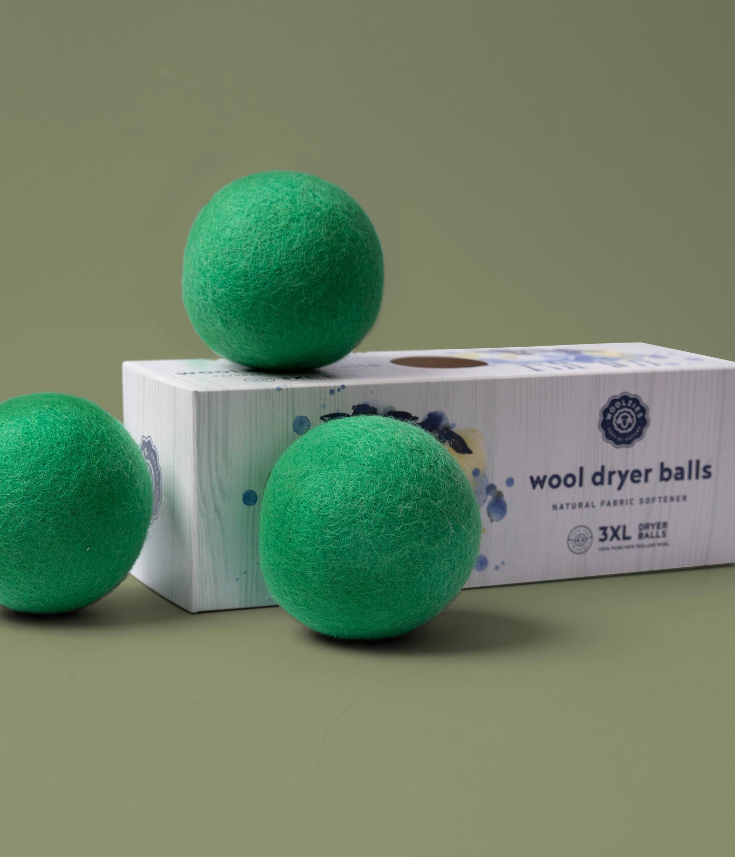 Wool Dryer Balls - Set of 3: Gray