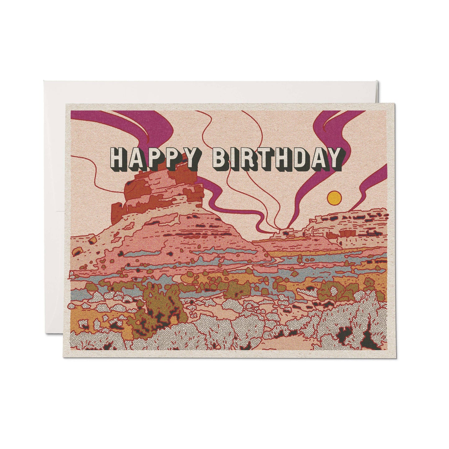 Rocky Mountain greeting card: Single
