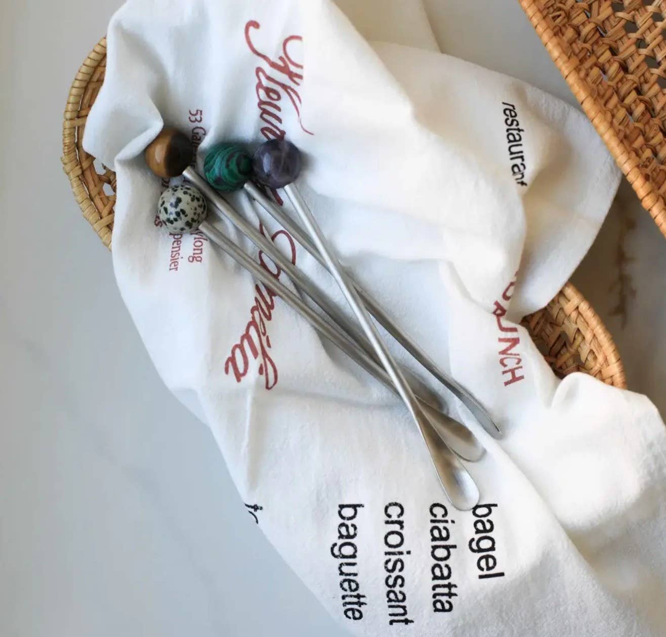 Oval Rattan Basket: Small