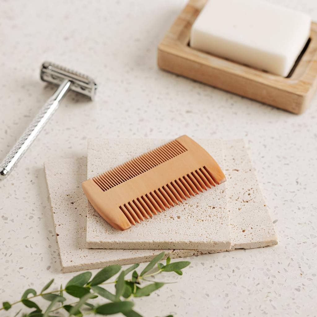 Beard Comb | Wooden Beard Grooming Comb For Men (COMB ONLY)