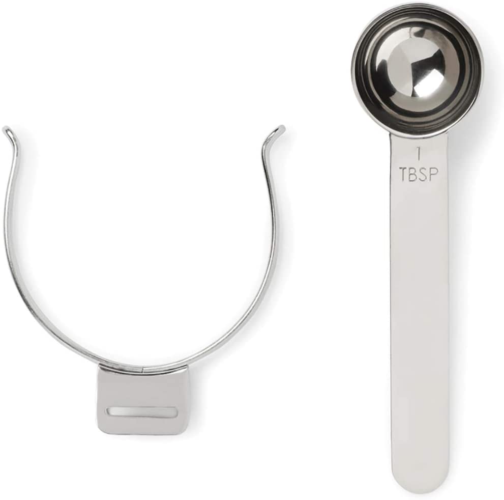 Jarware Coffee Scoop Wide Mouth Mason Jar, Stainless Steel