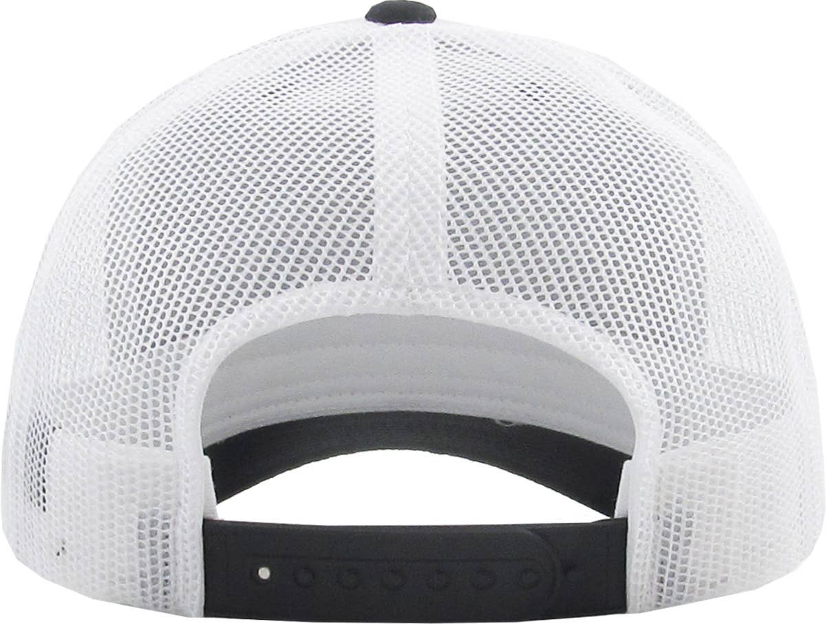 CLASSIC 6 PANEL MESH BACK: NAV-WHT