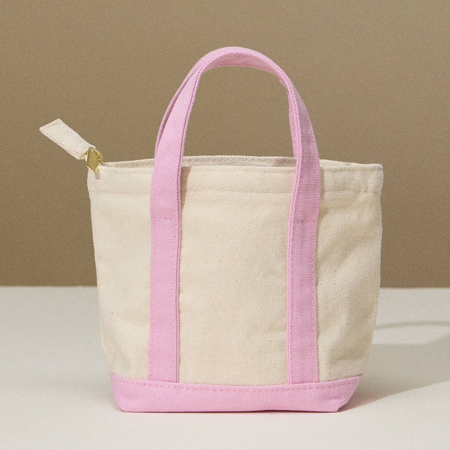 EcoCharm Cotton Everywhere-Carry Canvas Bag – Mini Size: Pink / One size / 5DG78050