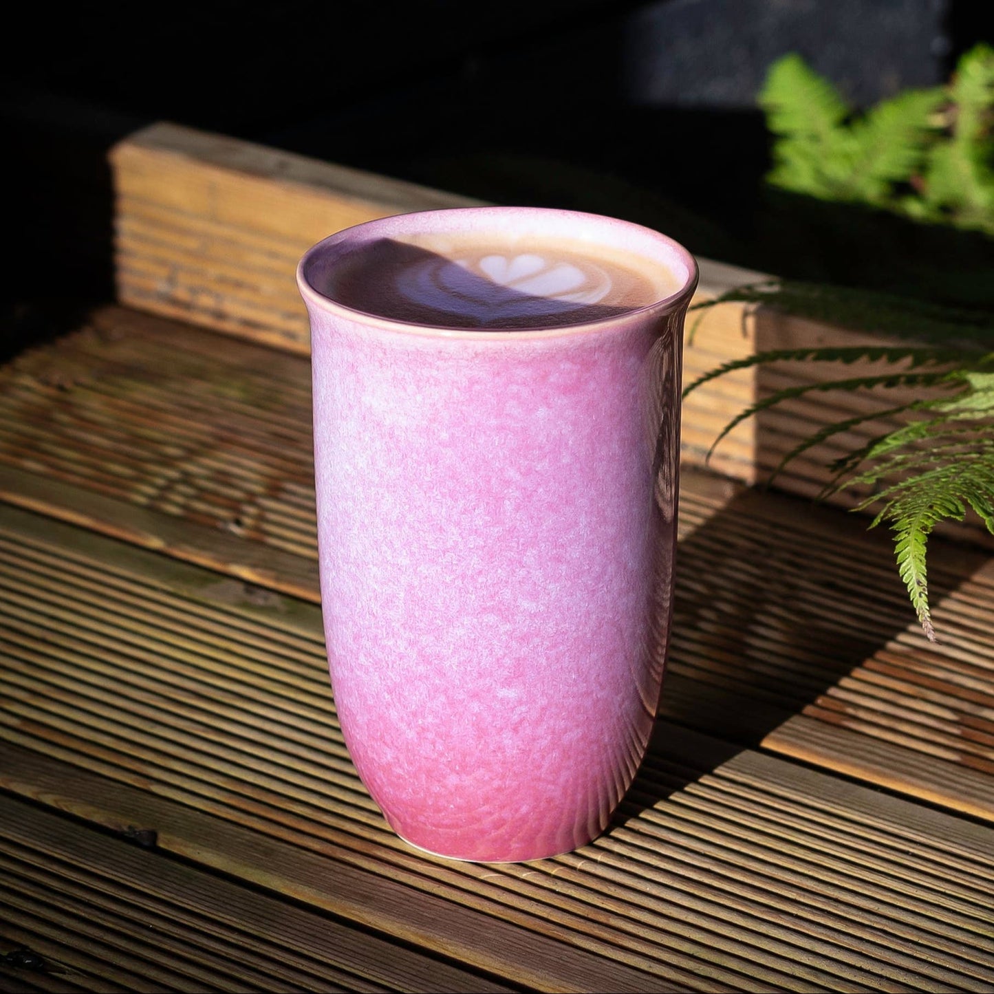 Astral Bloom Ceramic Travel Mug – 12oz Reusable Cup