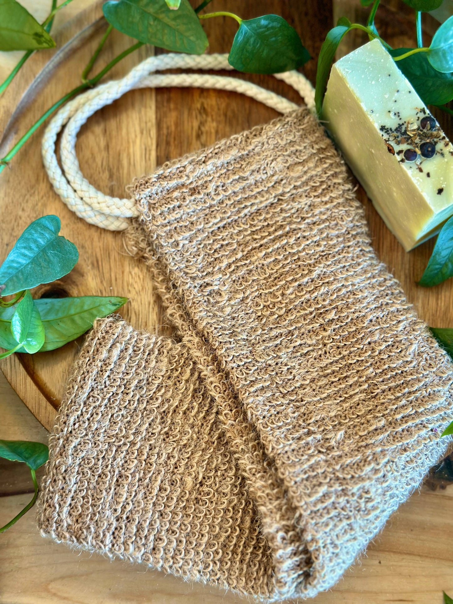 Natural Jute Back Strap with Cotton Cord 