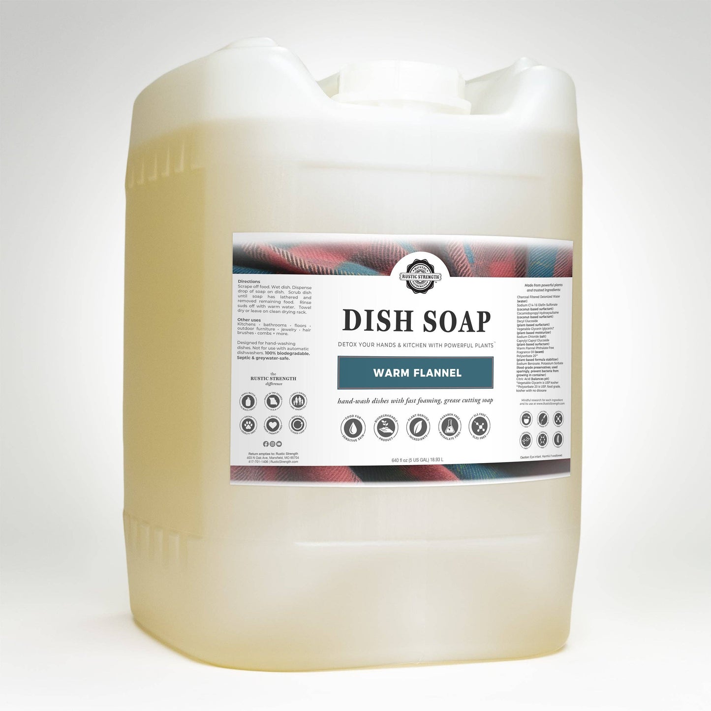 Dish Soap - Autumn Scents: Pumpkin Harvest / 1 gallon glass jug