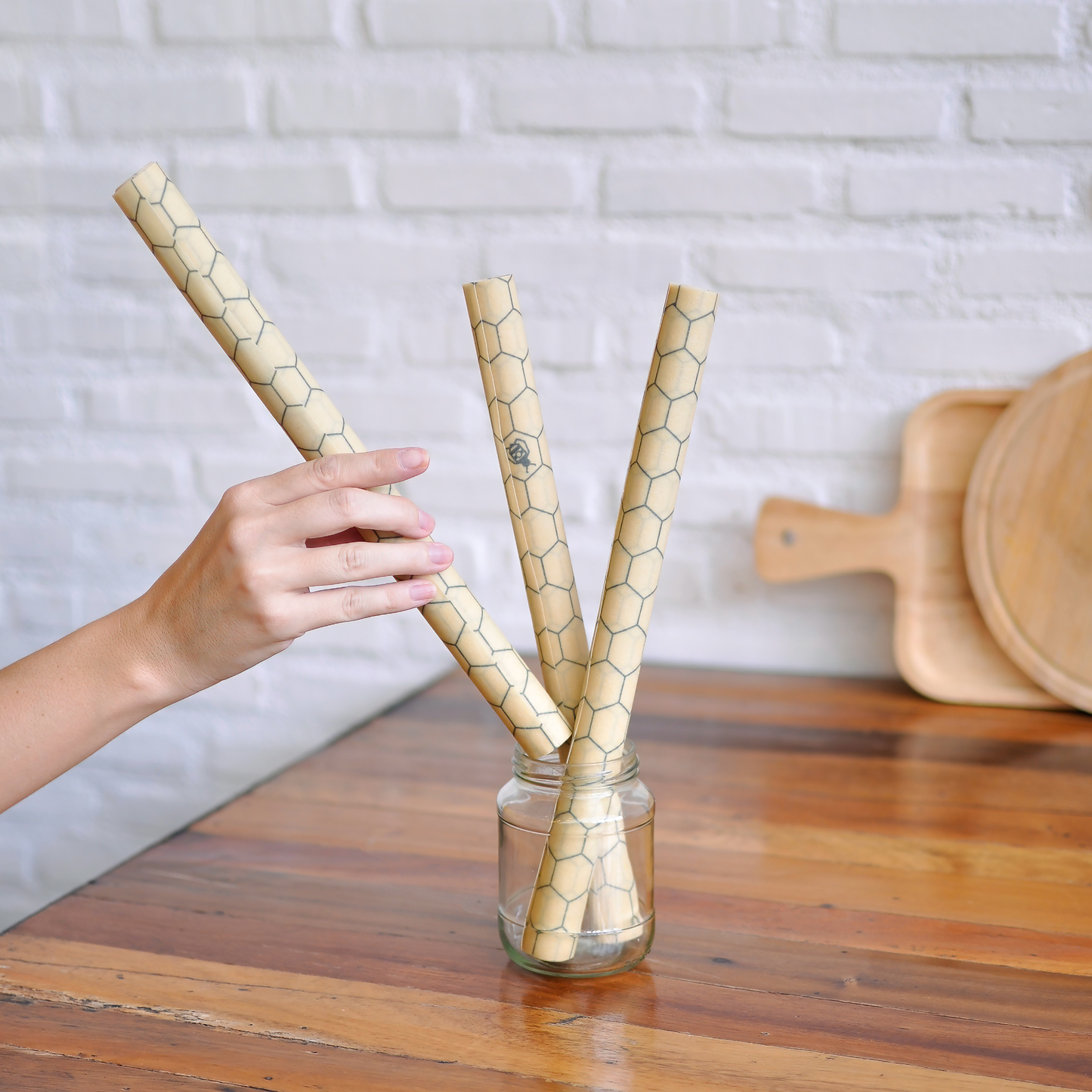 Reusable Beeswax Wrap Roll: Passion Som