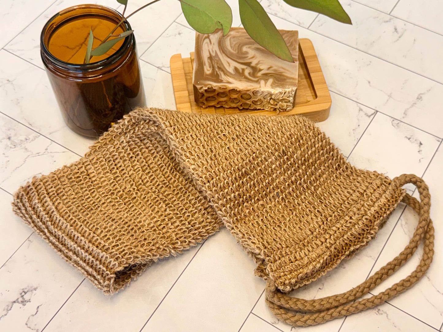 Natural Jute Back Strap with Cotton Cord 