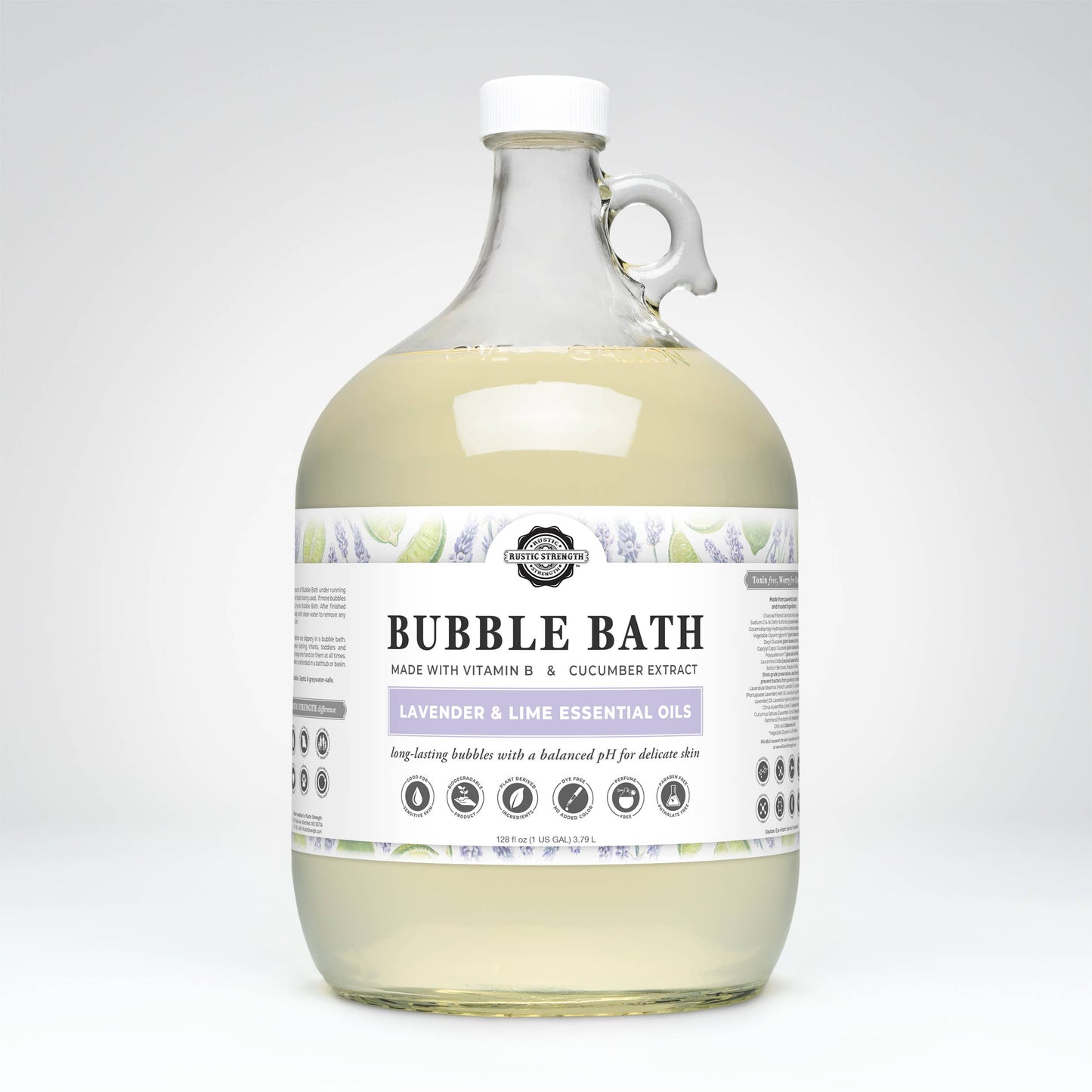 Sulfate-Free Bubble Bath for Sensitive Skin | Light Scent: Eucalyptus Mint / Bulk Refill