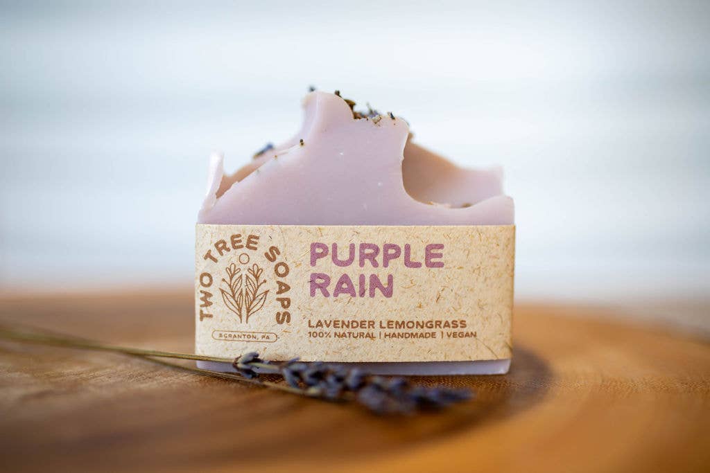 Purple Rain- Natural Handmade Bar Soap