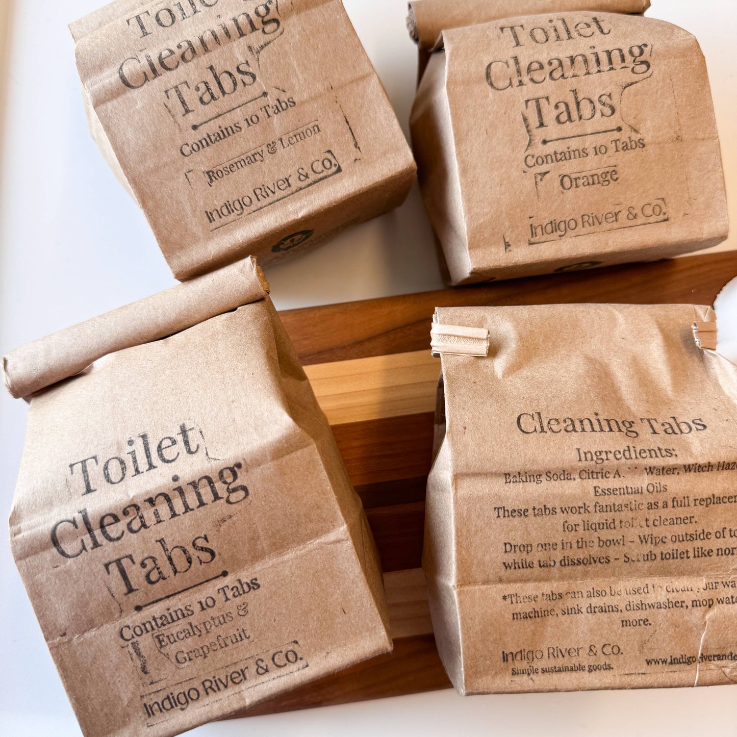 Toilet Cleaning Tabs - Packaged: 10 pack / Rosemary & Lemon